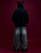 Mischief Oversized Hoodie - Black