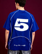 Jersey Number 5 Oversized T Shirt