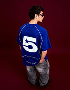 Jersey Number 5 Oversized T Shirt