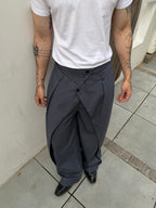 Forma Wrap Grey Trousers
