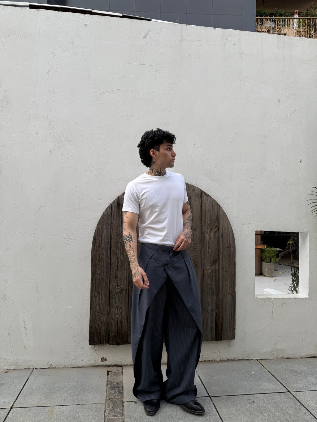 Forma Wrap Grey Trousers