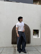 Forma Wrap Grey Trousers