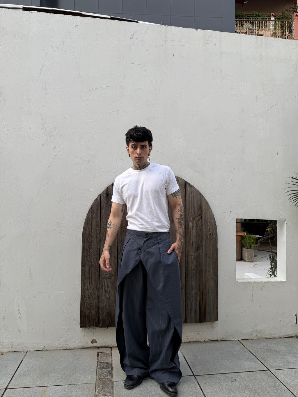 Forma Wrap Grey Trousers