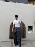 Forma Wrap Grey Trousers