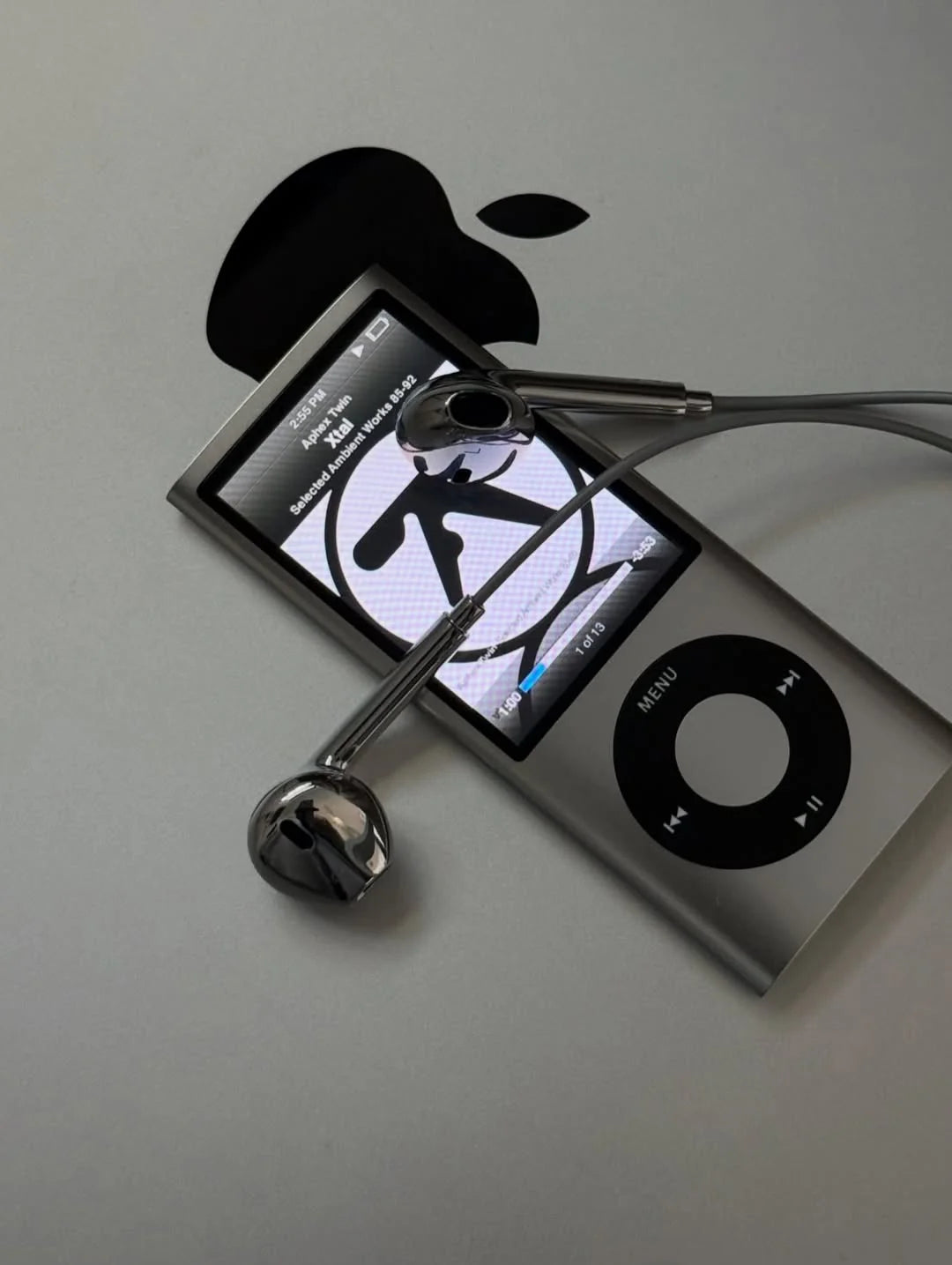 Chrome Silver Earphones