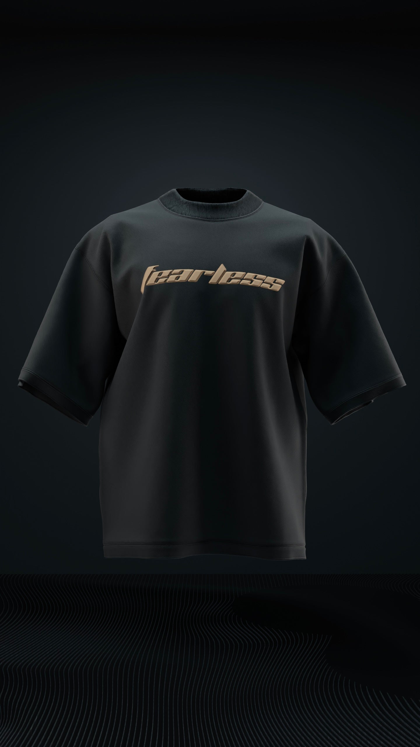 Fearless Tiger Oversized T Shirt