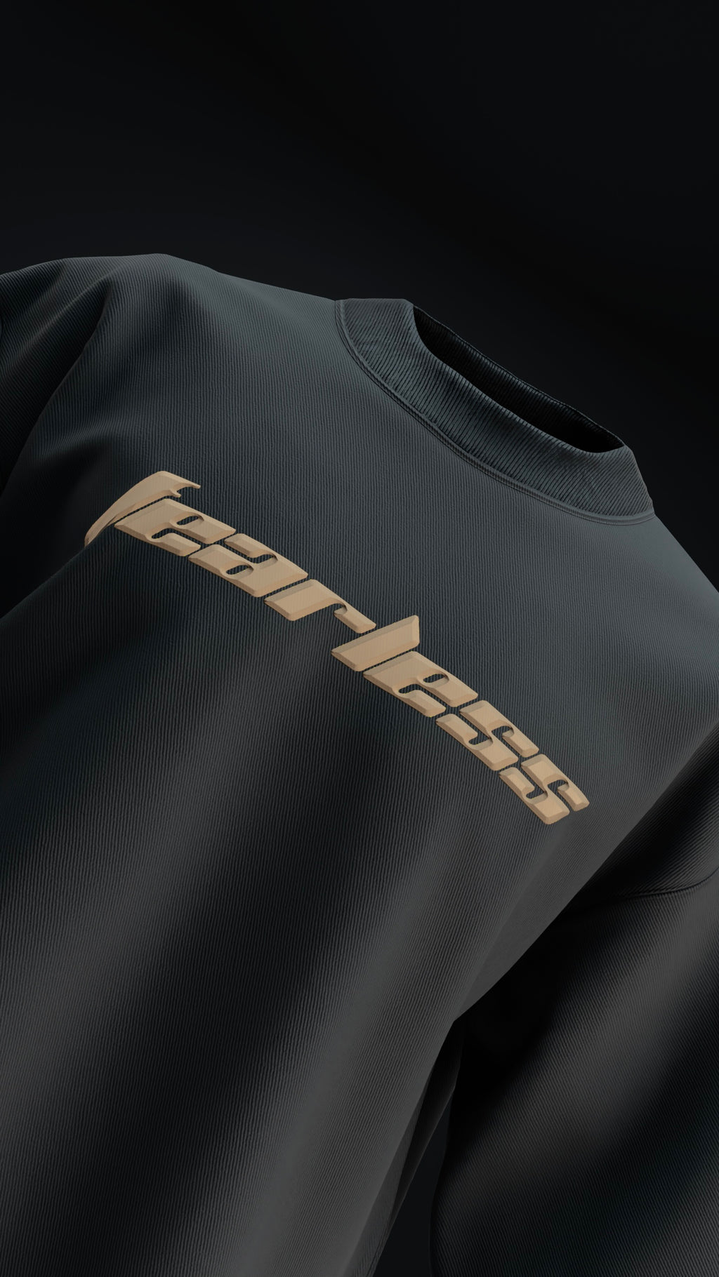 Fearless Tiger Oversized T Shirt