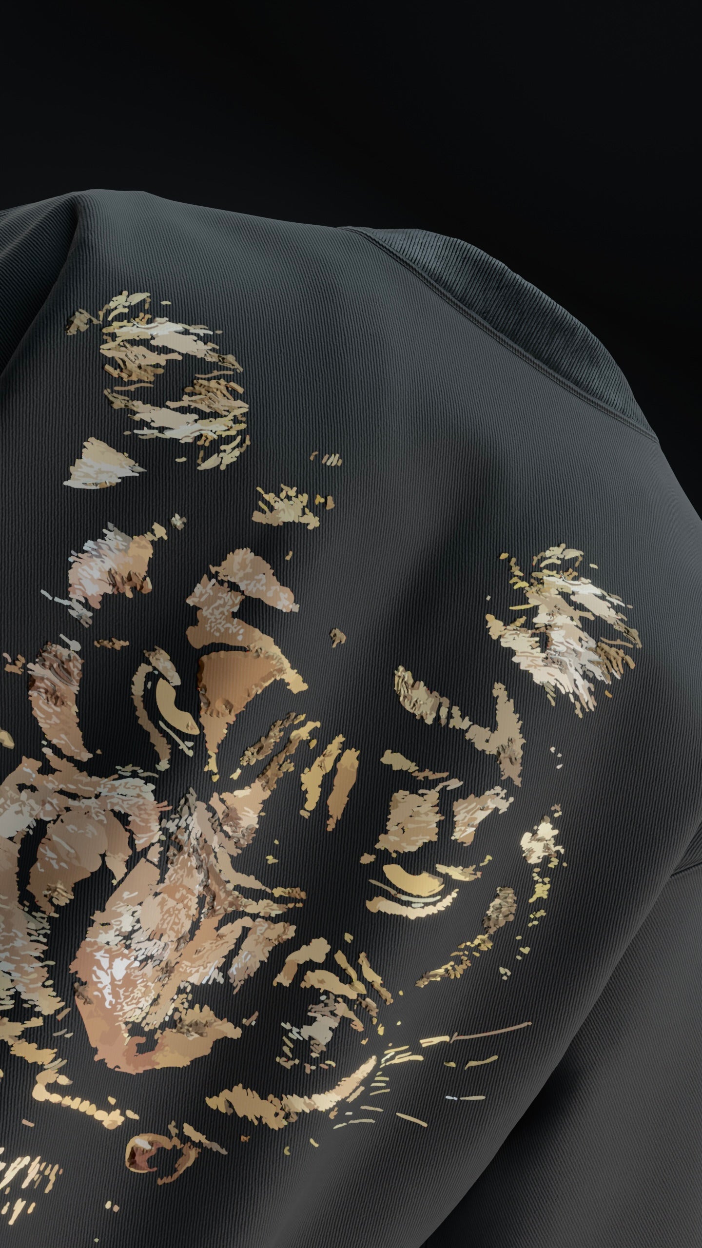 Fearless Tiger Oversized T Shirt