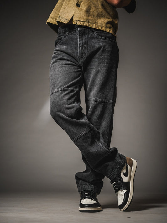 Knee Panel Detail Denim