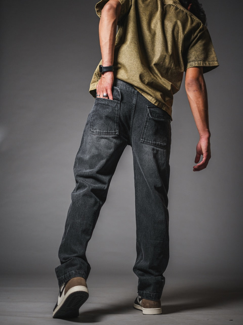 Knee Panel Detail Denim