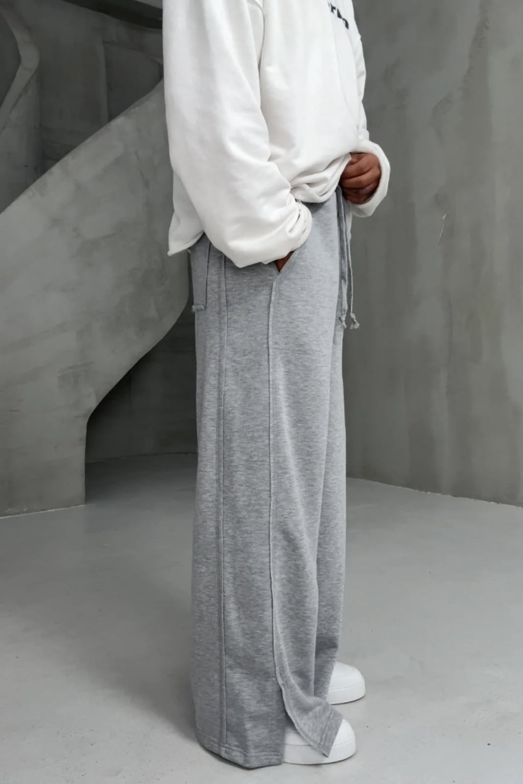 Grey Slit Lower