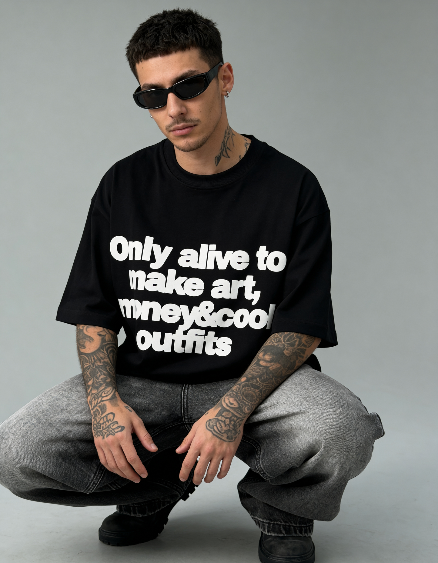 ONLY ALIVE Oversized Tee