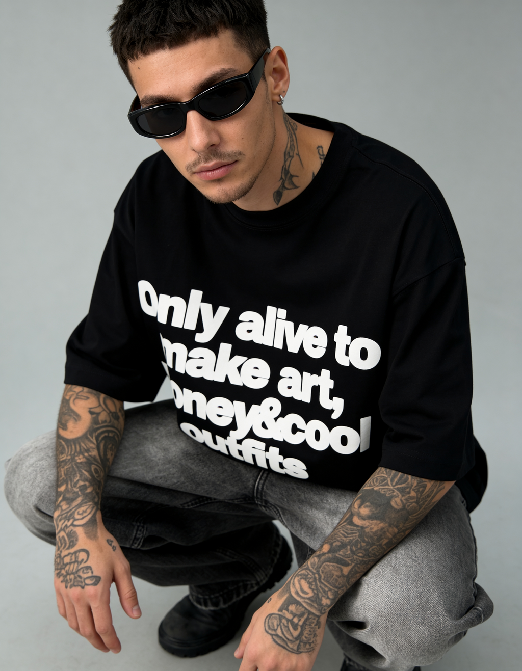 ONLY ALIVE Oversized Tee