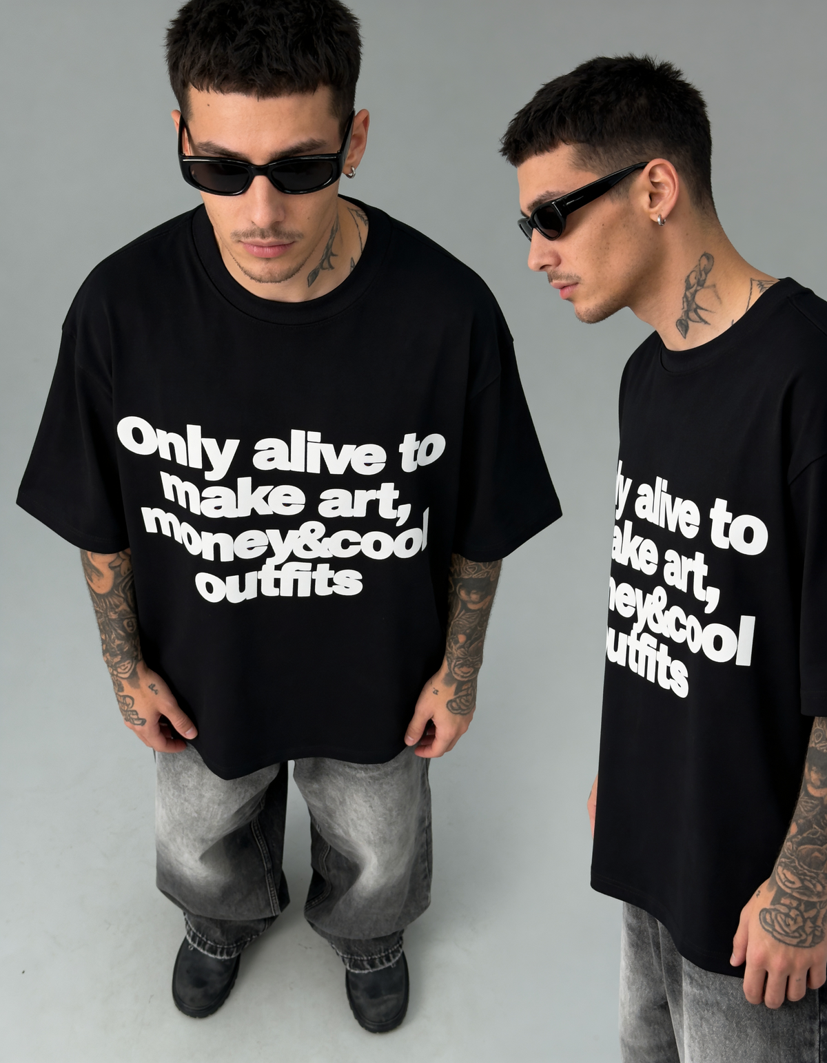 ONLY ALIVE Oversized Tee