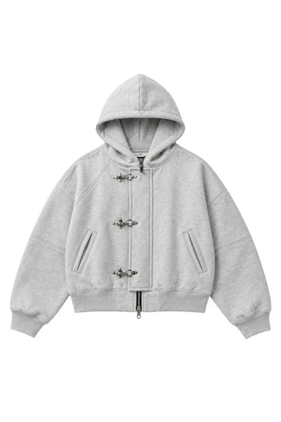 Grey Matter Clasp Hoodie