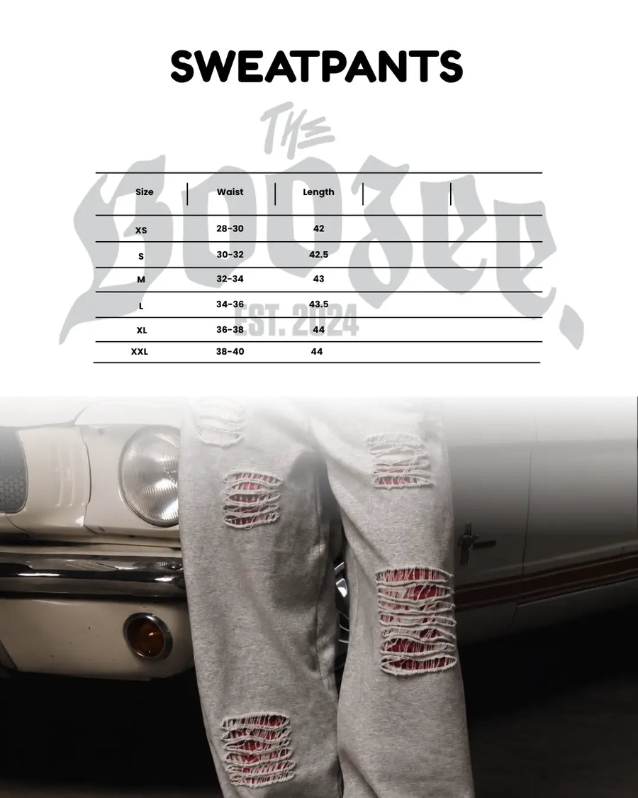 Forma Wrap Grey Trousers size chart